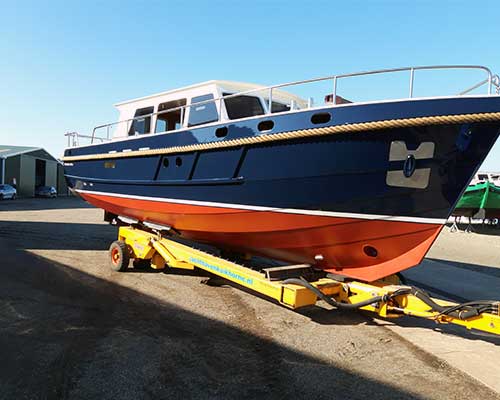 De Barkas Woudbloem Stienstra Jacht Schilderwerken